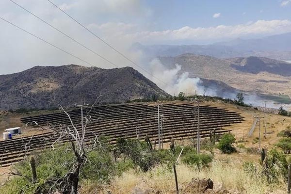 incendio forestal Tiltil