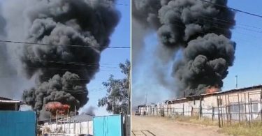 incendio estructural Lampa