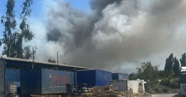 Lampa incendio forestal