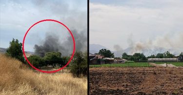 Incendio en Colina