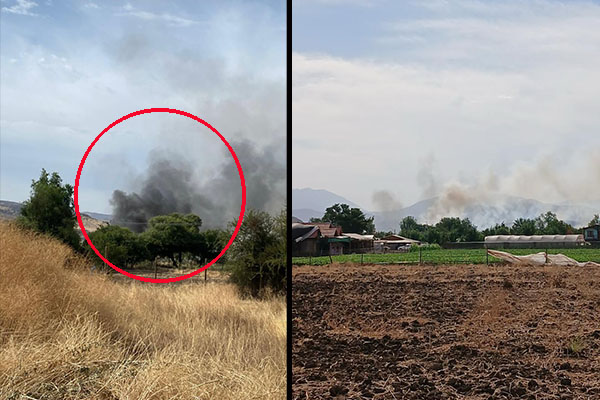 Incendio en Colina