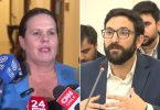 Maya Fernández y Miguel Crispi