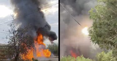 Fuego en pastizales