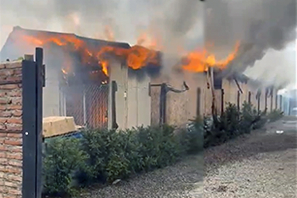 incendio en sector Reina Sur