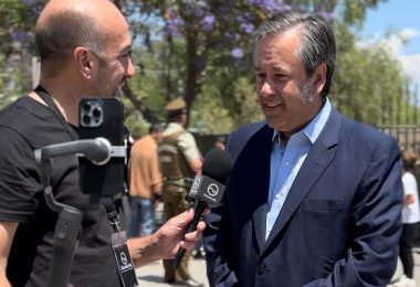 Diputado Romero por tomas en Colina