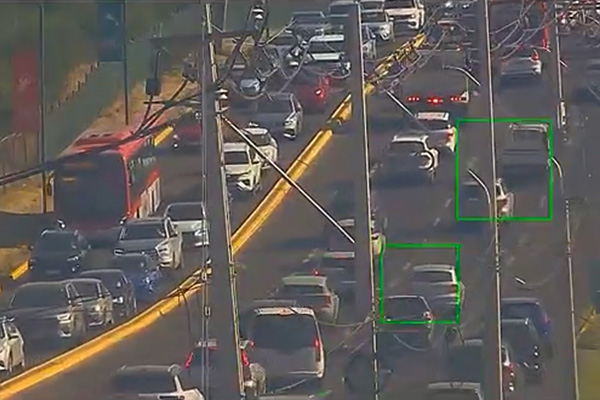 sistema con IA para detectar vehículos