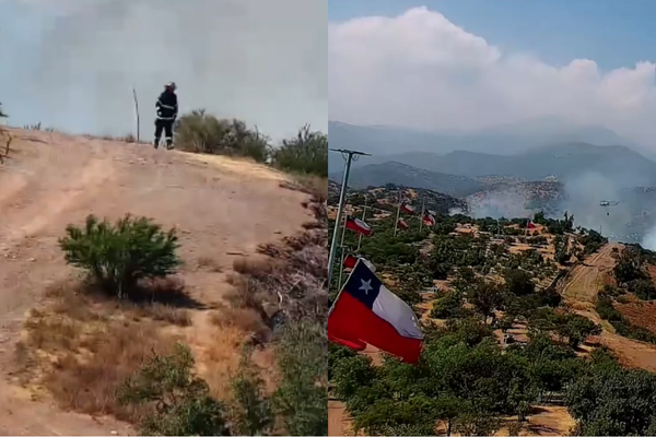 Incendio en Lo Barnechea