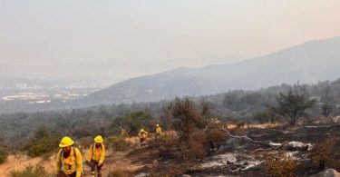 incendio en San Carlos de Apoquindo