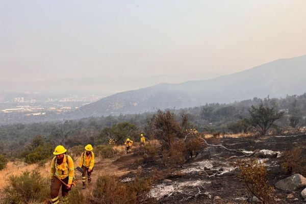 incendio en San Carlos de Apoquindo