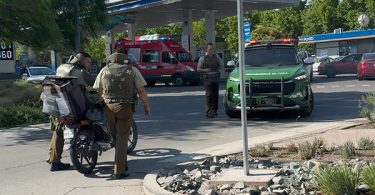 Violento incidente tras accidente