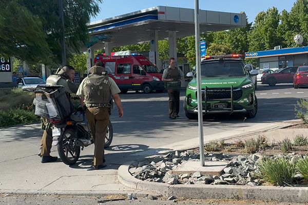 Violento incidente tras accidente