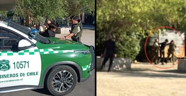 huyeron en auto de la familia