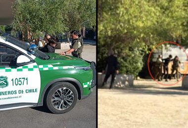 huyeron en auto de la familia