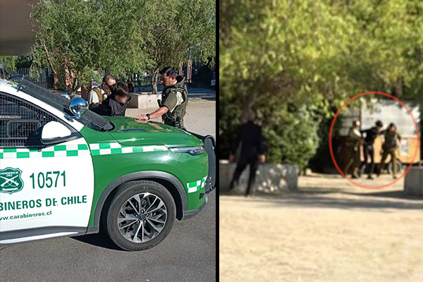 huyeron en auto de la familia