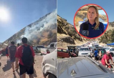 incendio forestal Las Compuertas