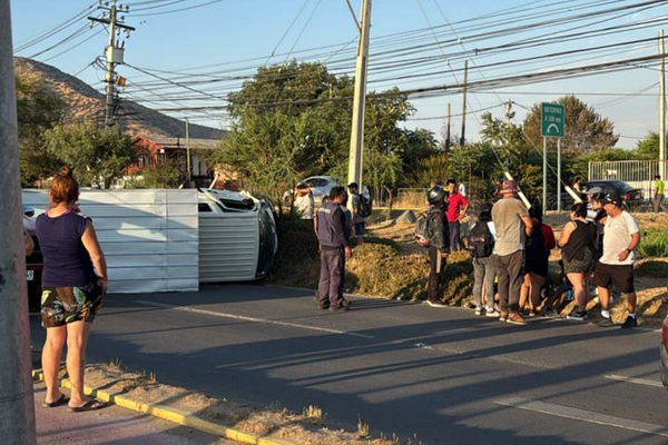 Accidente de tránsito en Lampa