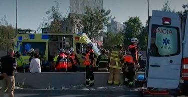 Impactante colisión