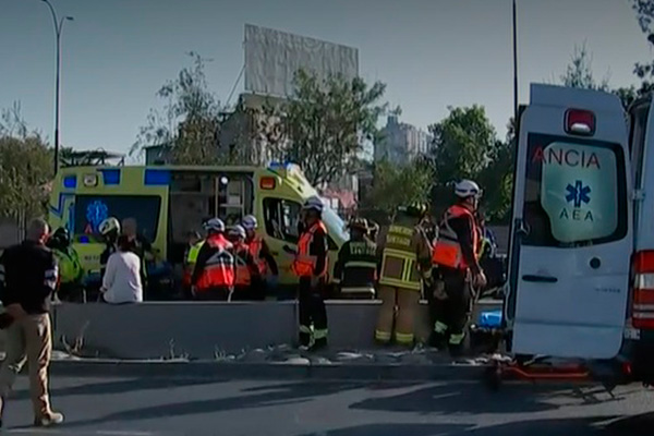 Impactante colisión