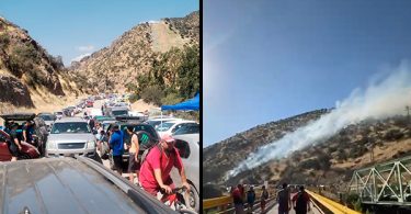 [VIDEO] Incendio forestal sorprende a cientos de personas