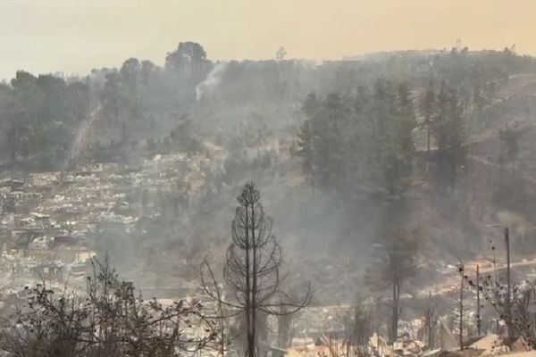 megaincendios en Ñuble y Biobío