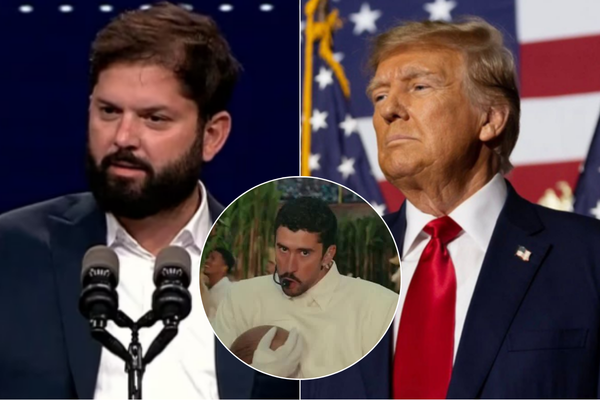 Boric Trump Bad Bunny