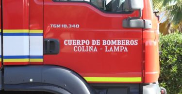 incendio Bomberos Lampa