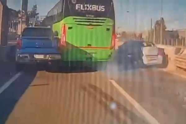 Revelan video de grave accidente