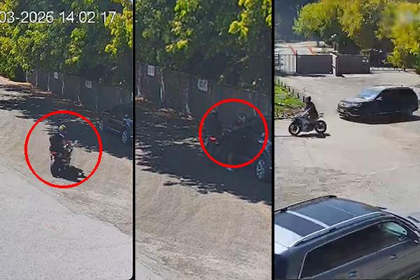 Motochorros roban vehículo a plena luz del día