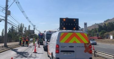 atropello en Autopista Los Libertadores