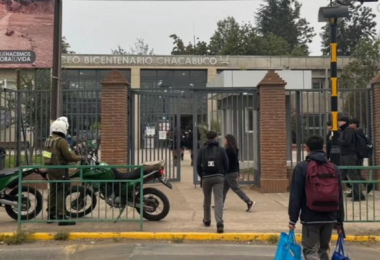 Refuerzan seguridad en colegios de Colina