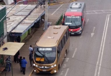 Fiscalizan buses Colina