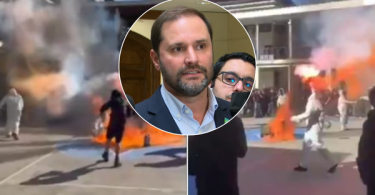 Bellolio advierte posible pago a menor detenido tras incidentes en el Liceo Lastarria