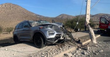 Accidente en avenida del Valle