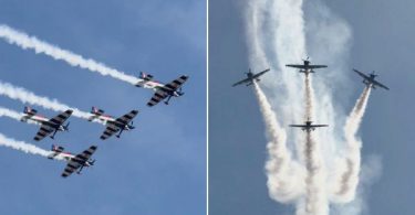 Halcones de la FACH en Colina