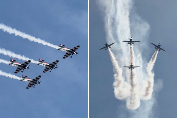 Halcones de la FACH en Colina