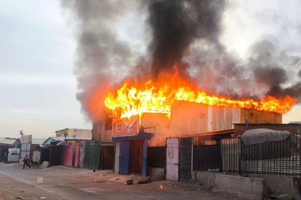 incendio campamento
