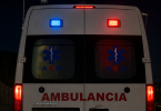Accidente en rotonda de Piedra Roja
