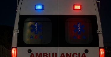 Accidente en rotonda de Piedra Roja