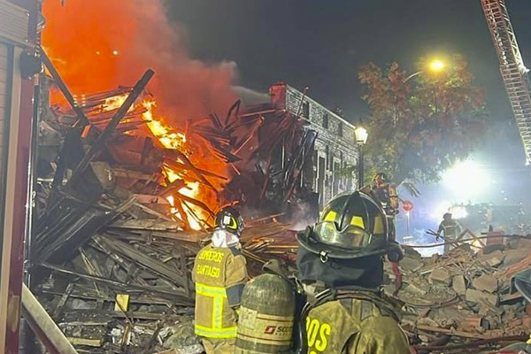 incendio casona Santiago