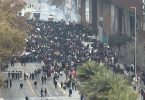 marcha estudiantil en Santiago