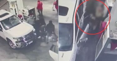Mujer frustró robo tras rociar con bencina