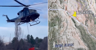 helicóptero San Juan