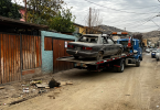 Colina vehículos abandonados