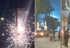 Explosión de transformador