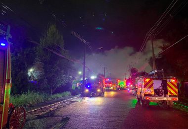 Incendio en Valle Grande