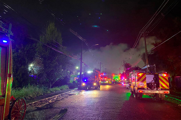 Incendio en Valle Grande