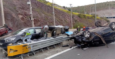 Accidente la piramide
