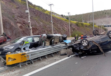 Accidente la piramide